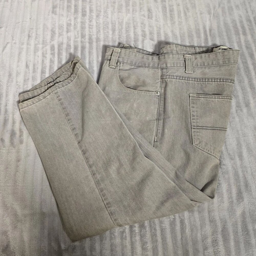 PJ Mark Men's Gray Denim Straight Leg Jeans 40     ‎ 020